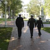 Naval Academy students in Annapolis