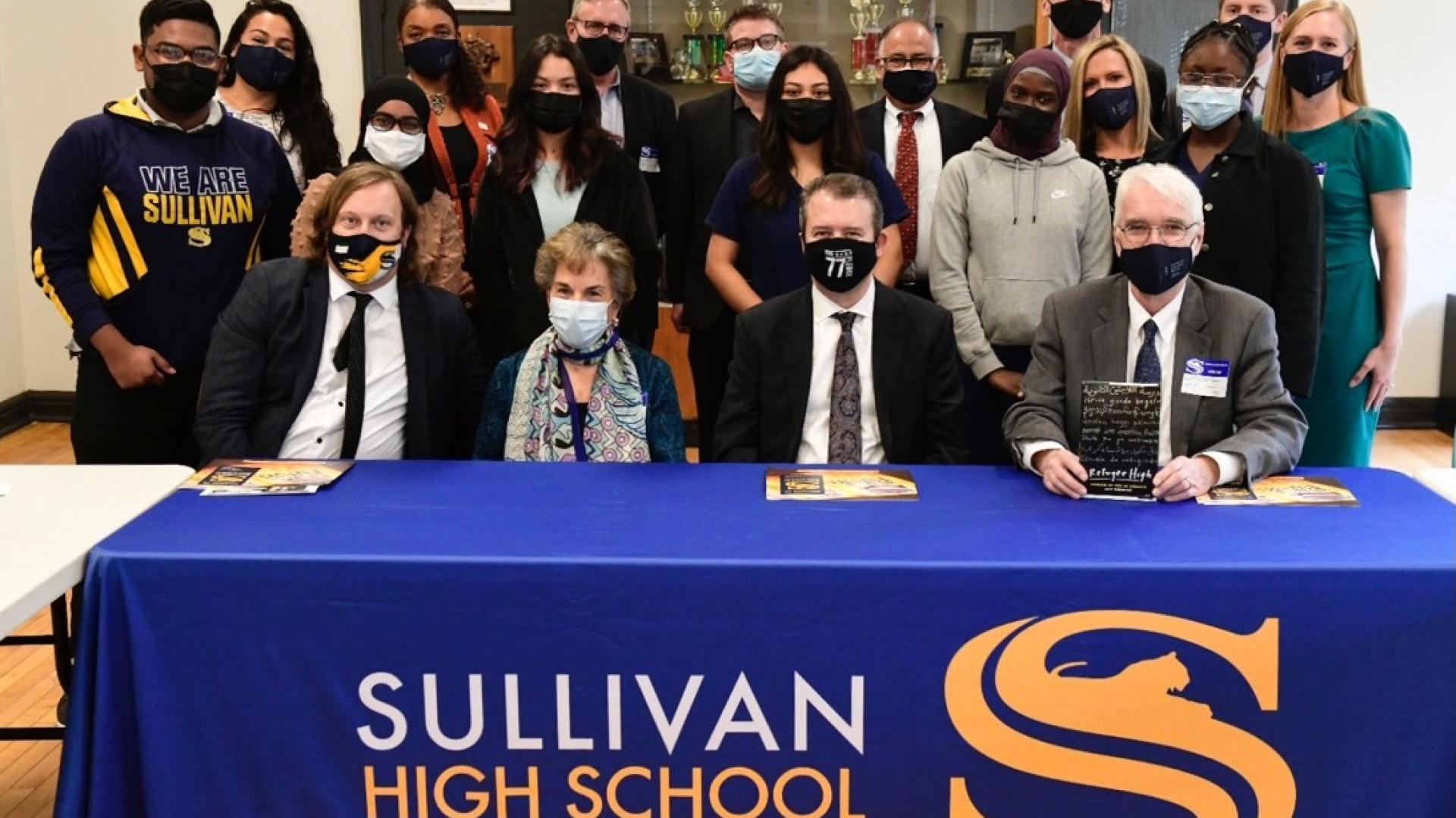 Group at Sullivan High School